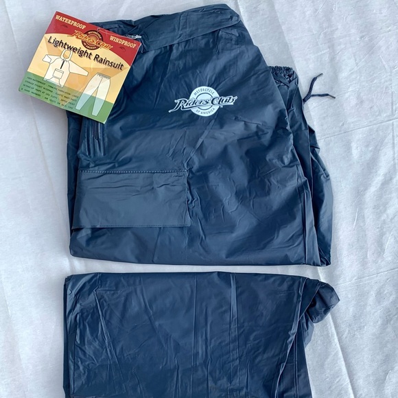 Motorcycle Club of America Vintage Lightweight Rain Suit Adult XL 2PC New - Picture 2 of 6